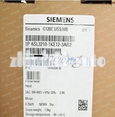 ONE NEW SIEMENS INVERTER 6SL3210-1KE12-3AB2