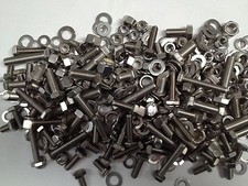 ASSORTED STAINLESS UNC 330 NUTS BOLTS WASHERS 