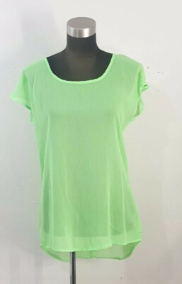 lime green sheer top
