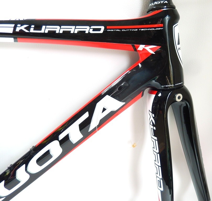 KIT CADRE KUOTA KT03 Taille XL + Fourche + Direction + Tige de selle