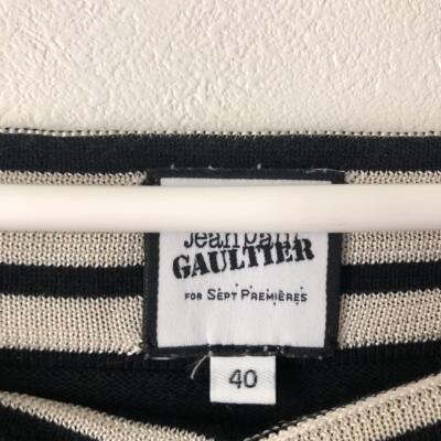 Jean Paul GAULTIER FOR SEPT PREMIERES Border T-shirt 40