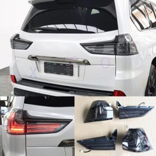 For Lexus Lx570 2016-2021 Led Smoked Black Lens Rear Tail Lights Assembly 4pcs