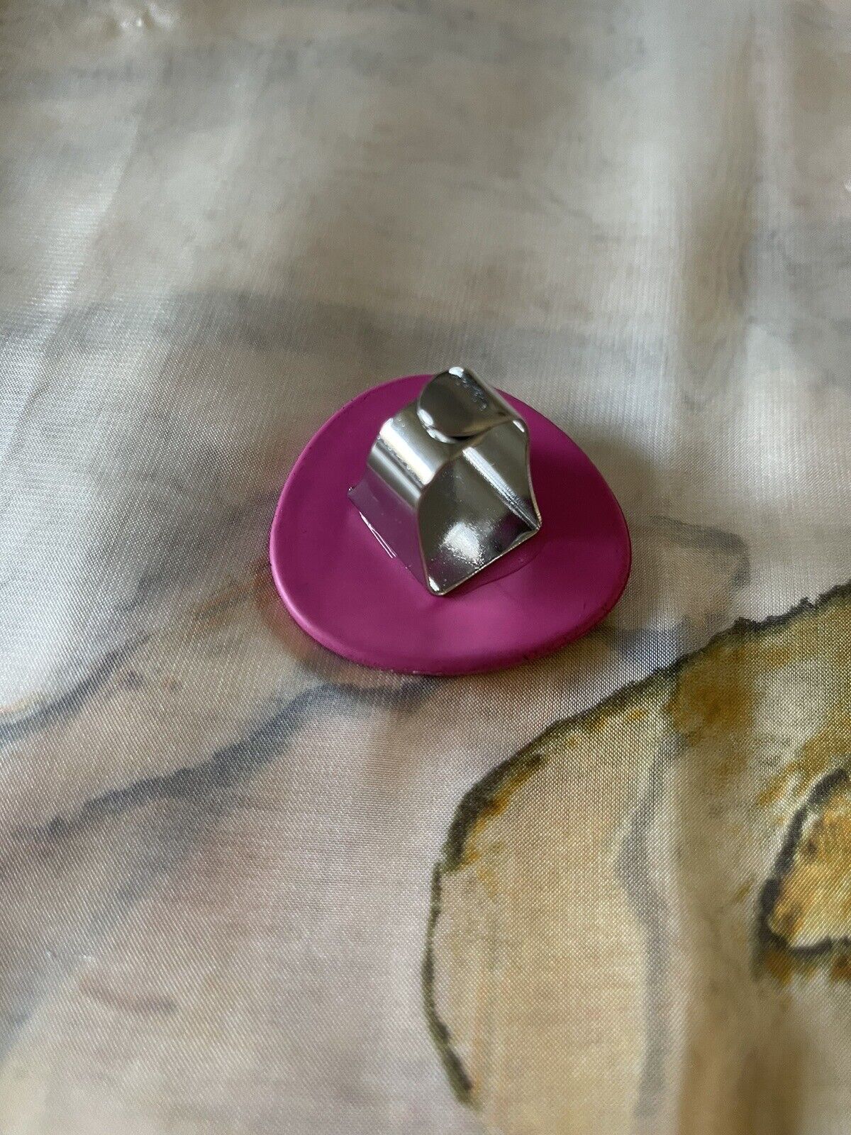 Breathtaking Vintage Upcycled MOD Statement Ring … - image 4