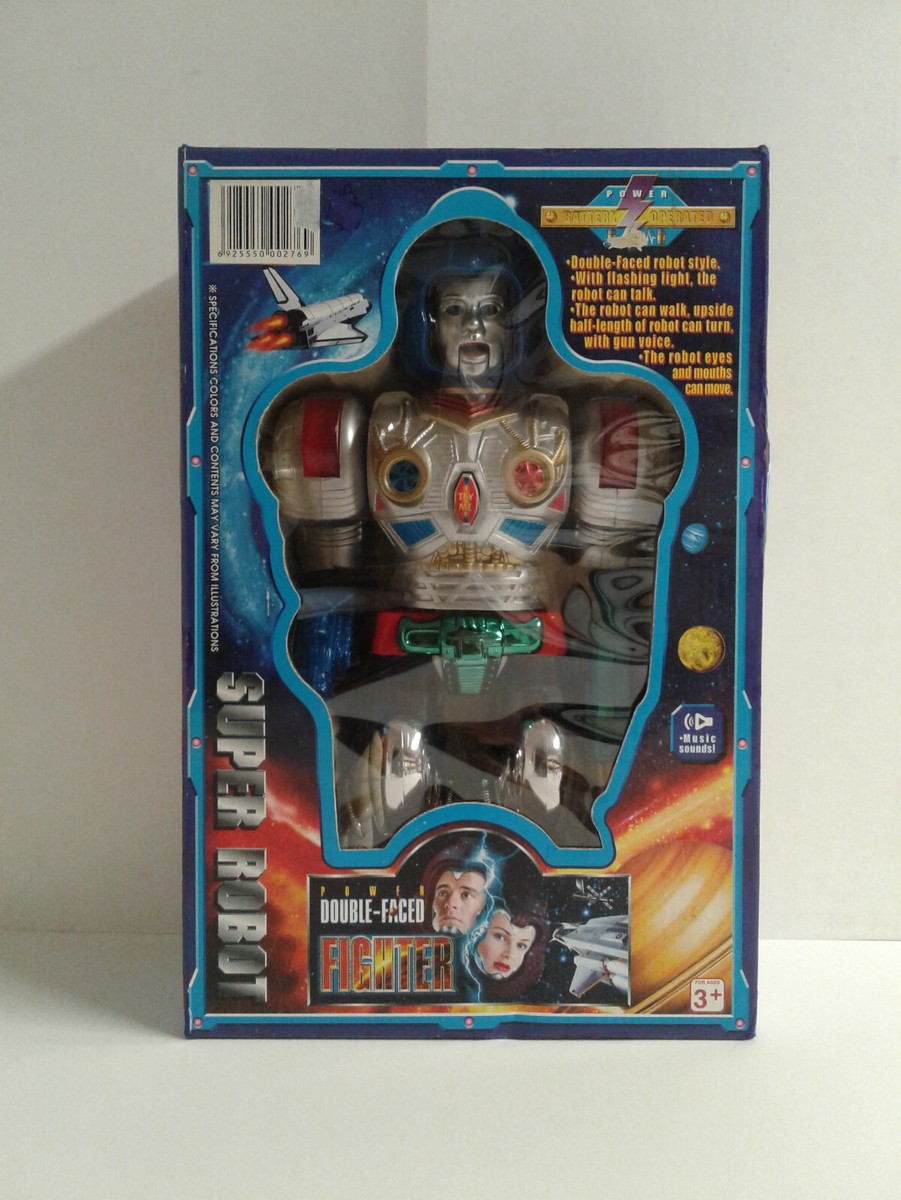 Vintage Chinese Power Double-Faced Fighter Super Robot