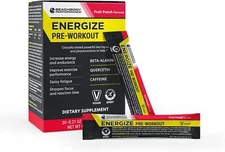 Energize Pre Workout Powder - Beta-Alanine, Quercetin & Low-Dose Caffeine