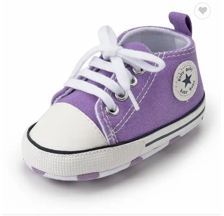 Toddler Baby Boy/Girl Soft Sole Crib Shoes Sneakers 0-18 M