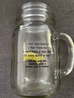 Jack Daniel’s Lynchburg Lemonade Handled Mason Jar Glass Recipe On Back MINT — photo 2