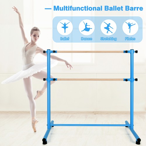 47" Portable Freestanding Ballet Barre for Home School Dancing Room - Picture 7 of 30