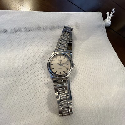 美品 メンズ　TISSOT ティソ PR50 J176/276K QZ 稼働品 Tissot 1853 PR 50 Quartz J176/276K White Dial Two Tone