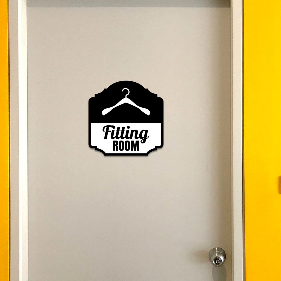 Heritage Plus Fitting Room Wall or Door Sign | Retail Store Signage | eBay