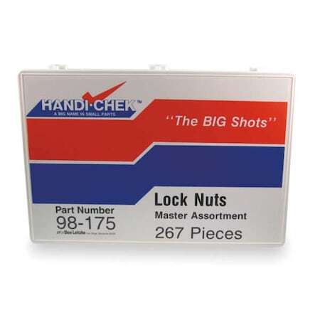 Itw Bee Leitzke Wwg-Disp-Lnut267 Zinc Plated Finish Steel Nylon Insert Hex Lock-image