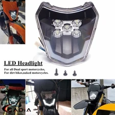 Off Road LED Headlight Dirt Bike Lamp For KTM 250 300 350 450 690 Enduro R EXC F