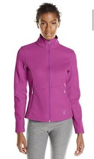 Spyder Full Zip Women  s Core Sweater Jacket Zip Pockets Size: Small Pink