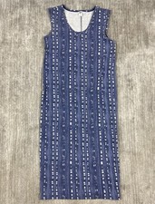 Old Navy Dress Womens Extra Small Blue Long Scoop Neck Sleeveless