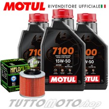 KIT TAGLIANDO BMW F650GS 650 2002 2003 / 3 L OLIO MOTUL 7100 15W50 4T + FILTRO