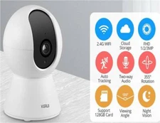 Auto Tracking Home Security CCTV Surveillance 3MP Tuya Smart WiFi IP Camera
