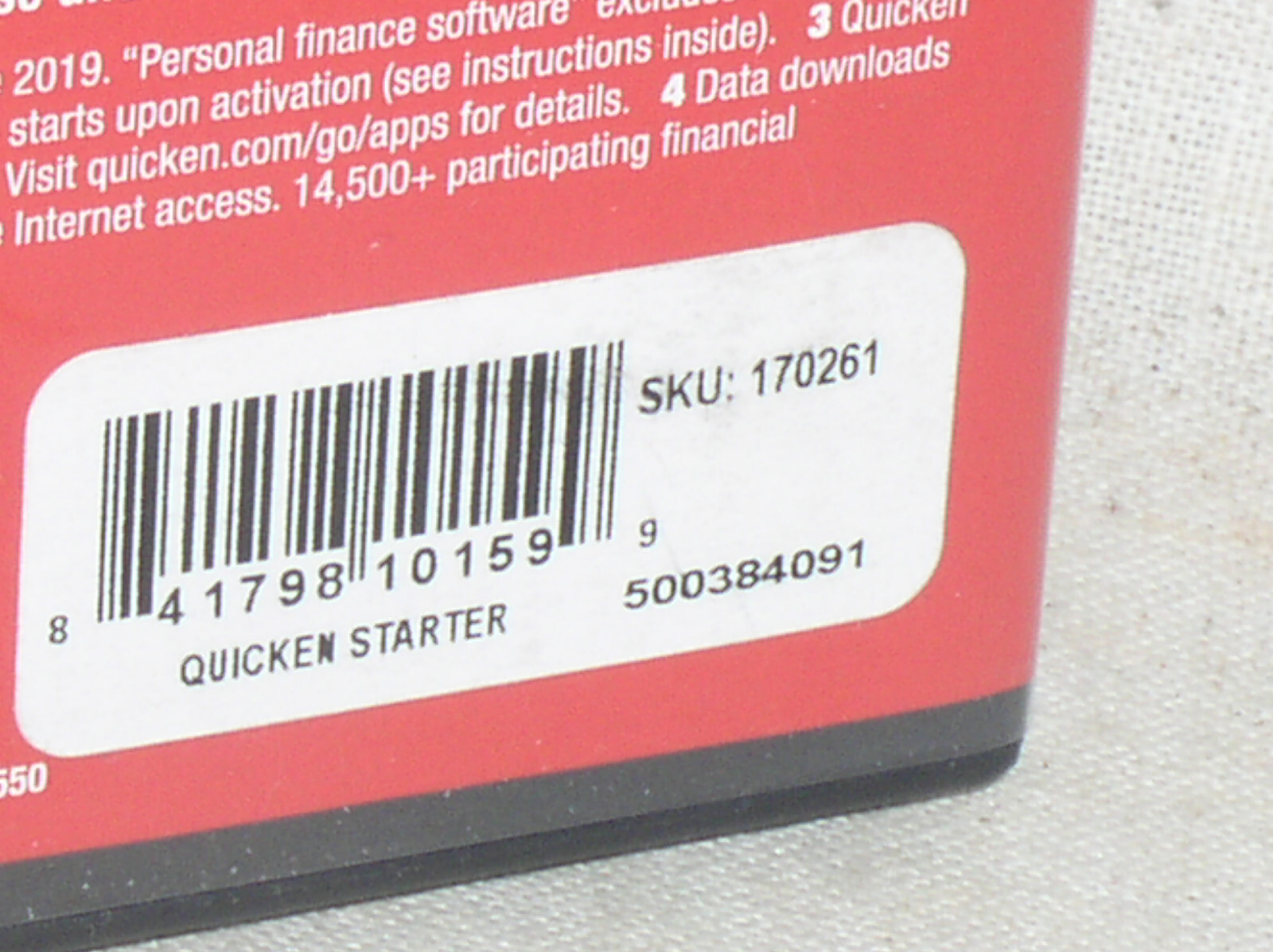 NEW SEALED QUICKEN STARTER PERSONAL FINANCE WIN & MAC CD AND DOWNLOAD