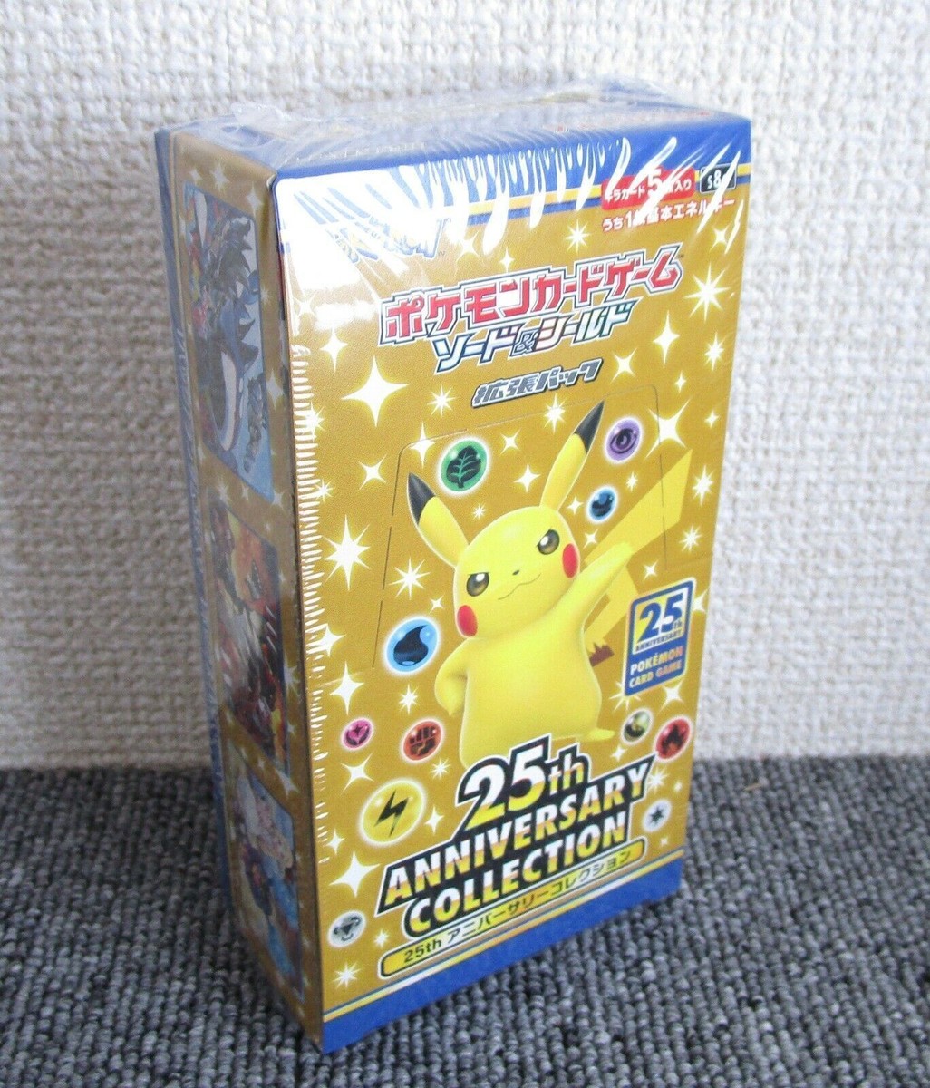 New Pokemon Card Expansion Pack 25th Anniversary Collection Box