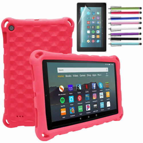 For Amazon Fire 7 inch 2022/ Fire HD 8" (2024/2022) Protective Rugged Cover Case - Picture 22 of 26