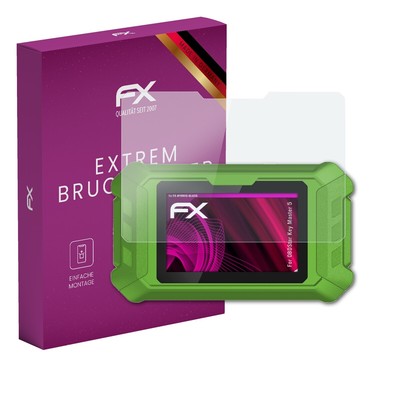 atFoliX Glasfolie für OBDStar Key Master 5 Displayfolie 9H Schutzpanzer