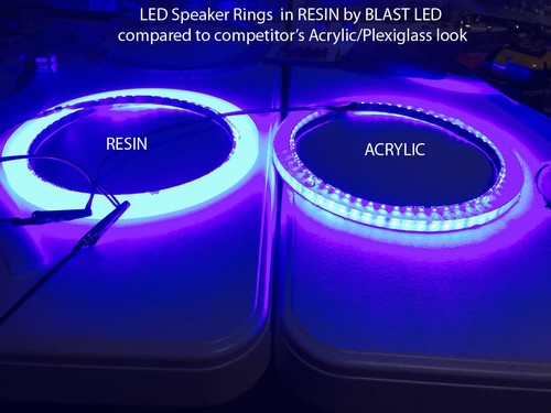 Anillo de luz de altavoz LED RGB - JL Audio Marine 7.7 M770 MX770 - 2 piezas; PREPERFORADO - Imagen 11 de 12