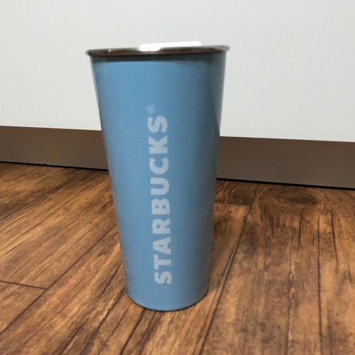 Vaso Starbucks Corea 2018 Summer SS DW Blue Letter To Go 473 ml 16 oz limitado - Imagen 3 de 10