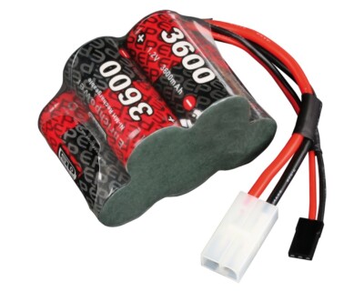 Robitronic NiMH 3600mAh 3+2 Sub-C Zellen 1:5 Empfänger Akku RX360 
