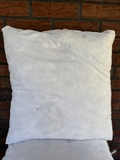 Set 2 Two 20" Down Feather Throw Pillows Square Throw Pillow Inserts Nonsmokers