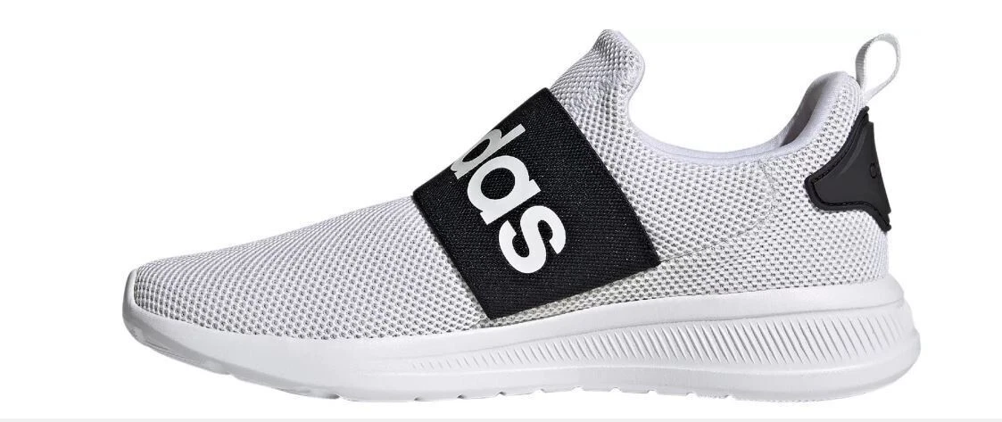 adidas Men s Lite Racer Adapt 4.0 Cloudfoam Slip On Running Shoes Sneakers White