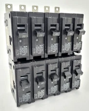 (Lot of 10) B120 Siemens 20 Amp 240 Volt Circuit Breaker *NEXT DAY OPTION*