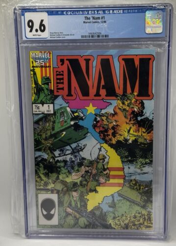 The 'Nam #1 CGC 9.6 (Dec 1986, Marvel) Doug Murray Story, Michael Golden Cover