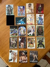 Shirow Masamune trading cards, mixture from intron depot, galhound, NM