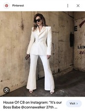 Bnwt House Of Cb Hourglass Romana Blazer Dylan Trousers Suit Sariah Oddmuse M