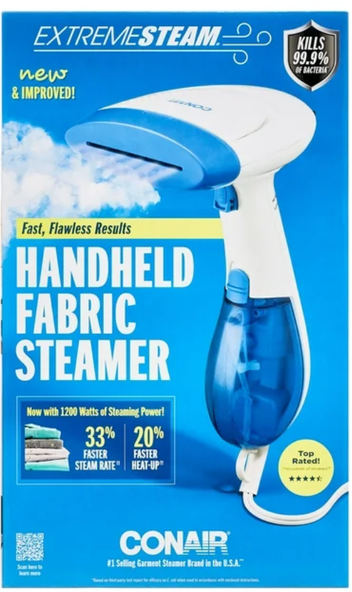 Conair Extreme Steam Fabric Steamer Handheld Fabric Steamer GS237X eBay