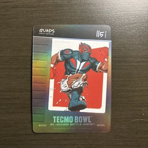 Bo Jackson Battle Arena Tecmo Bowl Quads Brawl Blow On It Power 115 SP - BO750