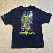 Vintage Vectorman Shirt Sega Genesis Video Game XL Retro 90s Gaming Videogame