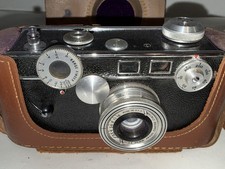 Vintage ARGUS C3 "The Brick" Rangefinder 35mm Camera 50mm f/3.5 Case UNTESTED