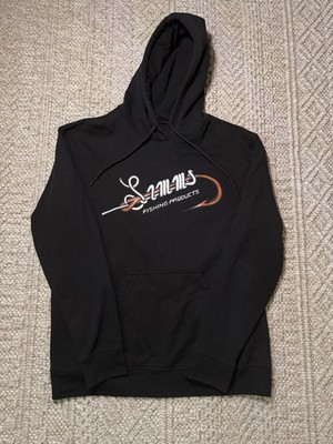 Simms Fishing Hook & Loop Black Hoodie