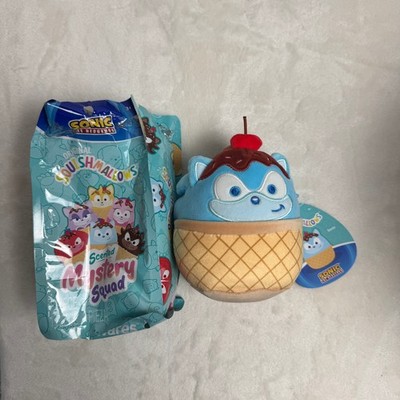 Squishmallows Sonic the Hedgehog 5.5  Ice Cream Sundae Scented Plush SEGA