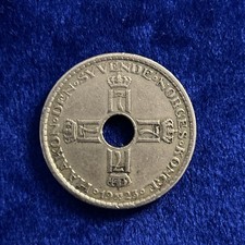 Rare Norway 1 Krone 1925 - Collector’s Coin 