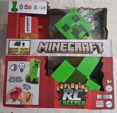 Minecraft Exploding RC Creeper Car Lights & Sounds with DLC Code Mattel - NEW