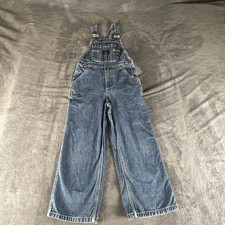 Lakin McKey Denim Bib Overalls Kids 7 Medium Wash Utility Casual Farmer Country
