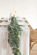 Ling's Moment 6 ft Artificial Eucalyptus and Willow Garland