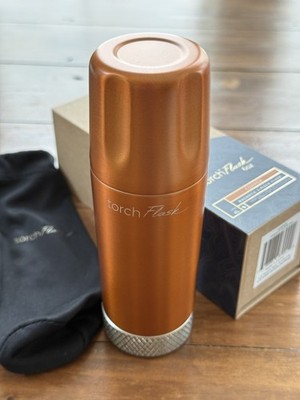 High Camp Torch Pocket Flask 6 oz Copper Magnetic Outdoors ***New in box***