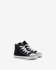 INFANT TODDLER CHUCK TAYLOR ALL STAR HI TOP BLACK/WHITE 7J231-001 SIZE 9