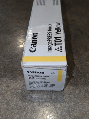 Genuine Canon imagePRESS Toner T01 Yellow NEW Sealed Box | eBay
