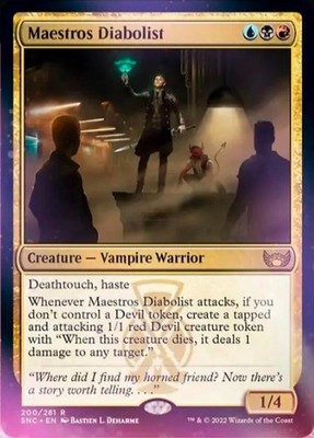Maestros Diabolist [Streets of New Capenna] Near Mint