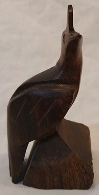 Vintage Ironwood Quail / other Bird Sculpture. Made From Hand Carved Wood Block 