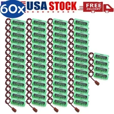 ◉ 60X 3V CR17450SE-R / A98L-0031-0012 2500mAh PLC Battery For FANUC with Plug