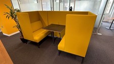 Office Meeting Booth / Collaboration Pod – Includes Seating & Table (4–6 Person)